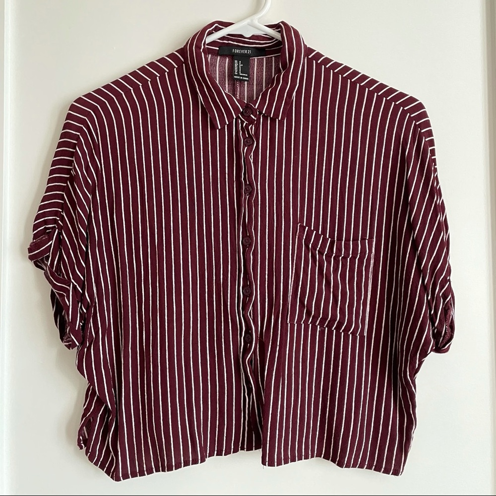 Forever 21 Button Up Short Sleeve Shirt